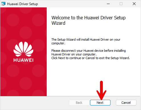 Huawei Driver Setup